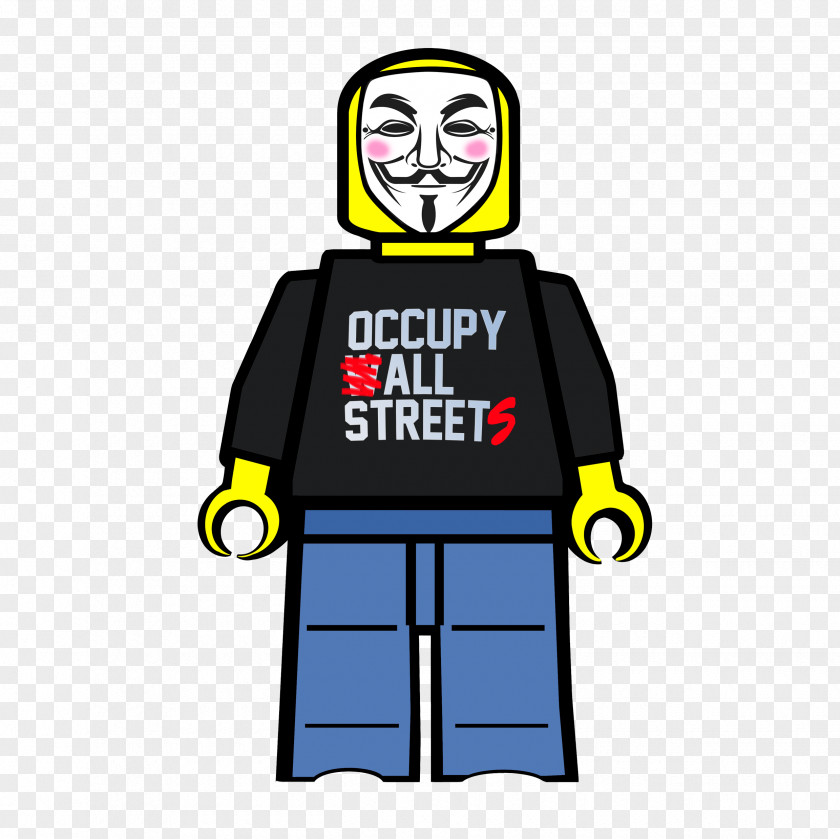 Anonymous T-shirt LEGO Factory Mexico Toy PNG