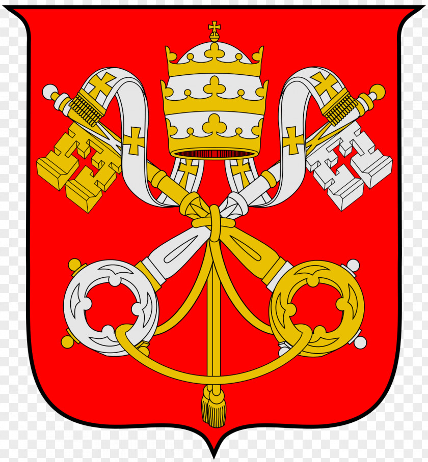 Coats Of Arms The Holy See And Vatican City Coat Wappen Des Heiligen Stuhls Flag PNG