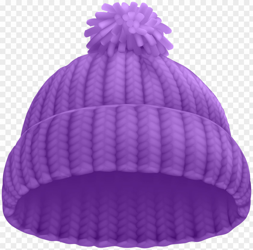 Purple Winter Hat Clip Art Image Beanie Stock Photography Cap PNG