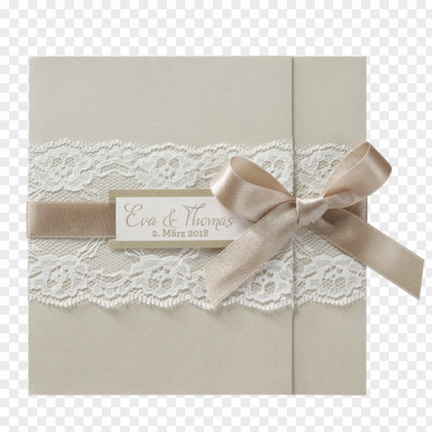 Spitz Paper In Memoriam Card Marriage Satin Ribbon PNG
