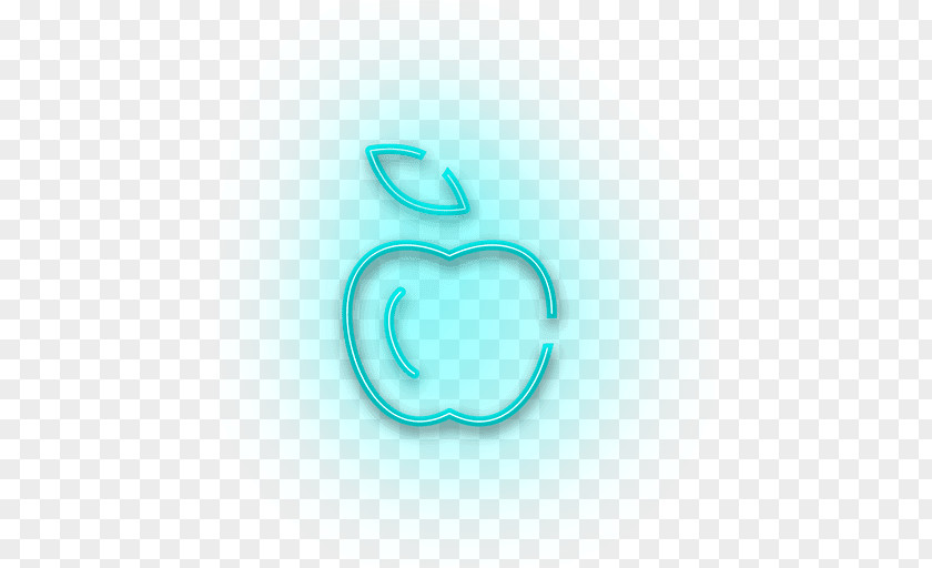 Blue Technology Apple PNG