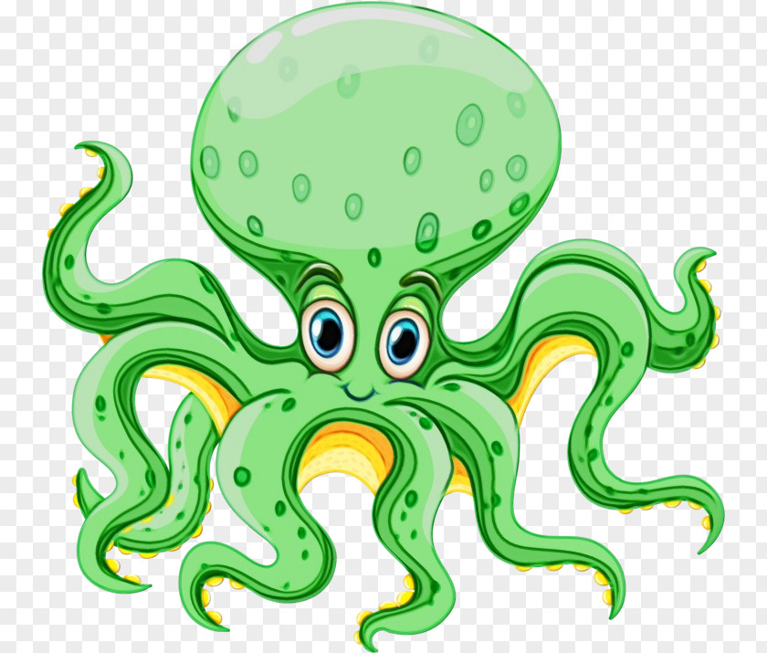 Cartoon Drawing Octopus Humour Animation PNG