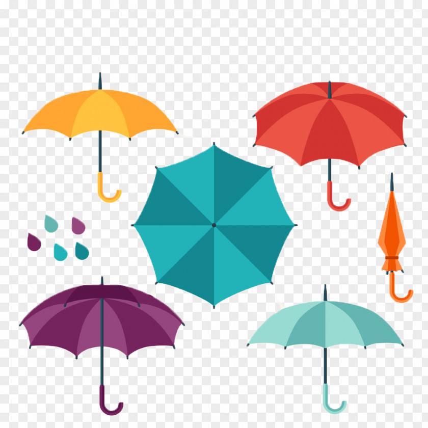 Colored Umbrella Stock Photography Royalty-free Illustration PNG