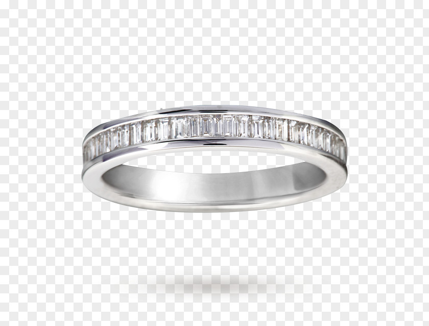 Cut In Half Silver Product Design Wedding Ring Diamond PNG