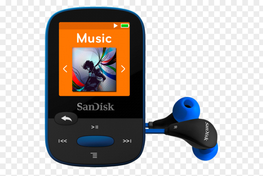 Earpods SanDisk Clip Sport Jam Sansa Zip MP3 Player PNG