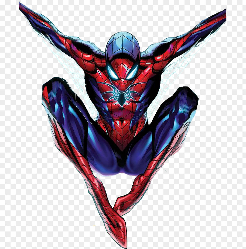 Iv Start Light Spider-Man Iron Spider Marvel Comics Art PNG