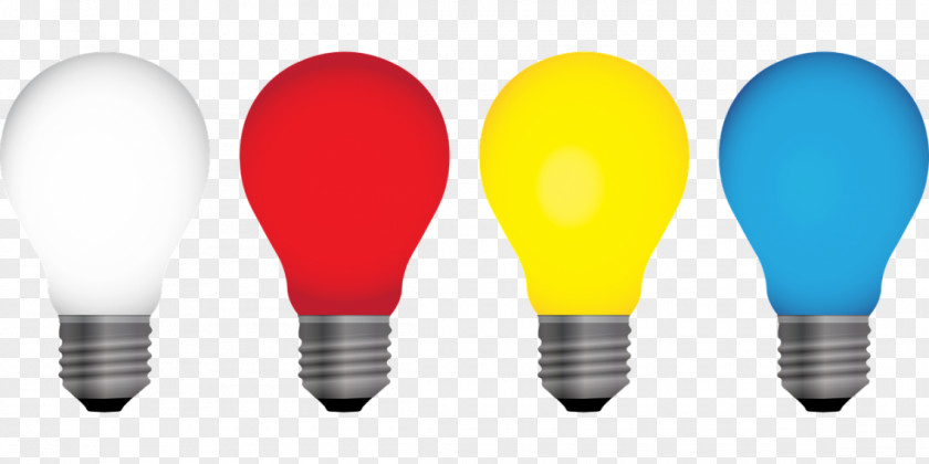 Light Incandescent Bulb Color Lighting PNG
