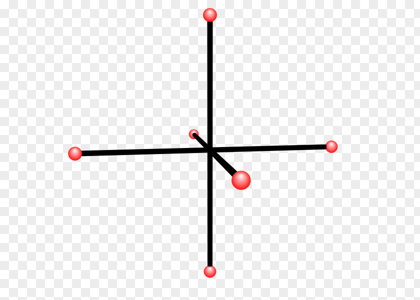 Octahedral Molecular Geometry Covalent Bond Molecule Domain Coloring PNG