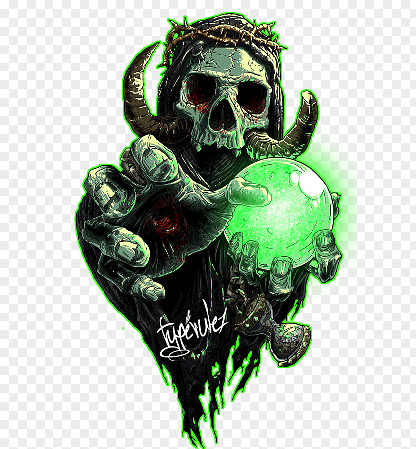 Skull Calavera Devil PNG