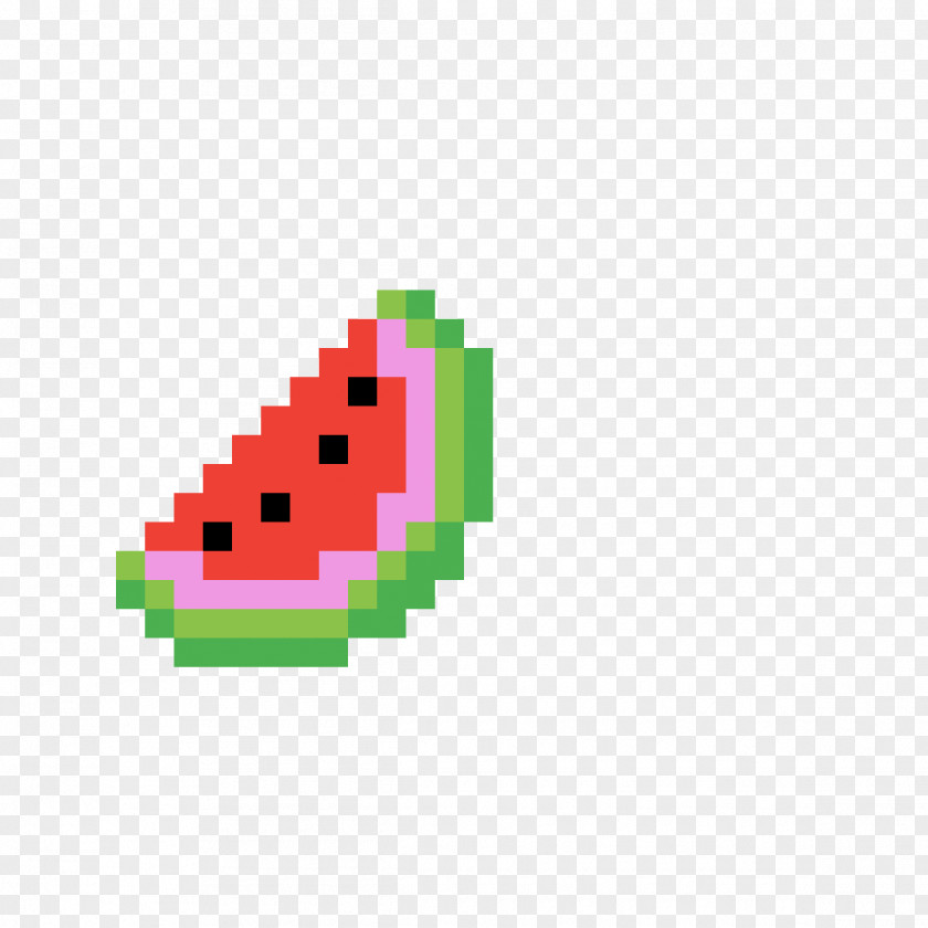 Watermelon Pattern Pixel Art Minecraft Drawing PNG