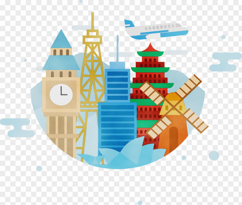 City World Tower Logo Clip Art Graphic Design PNG
