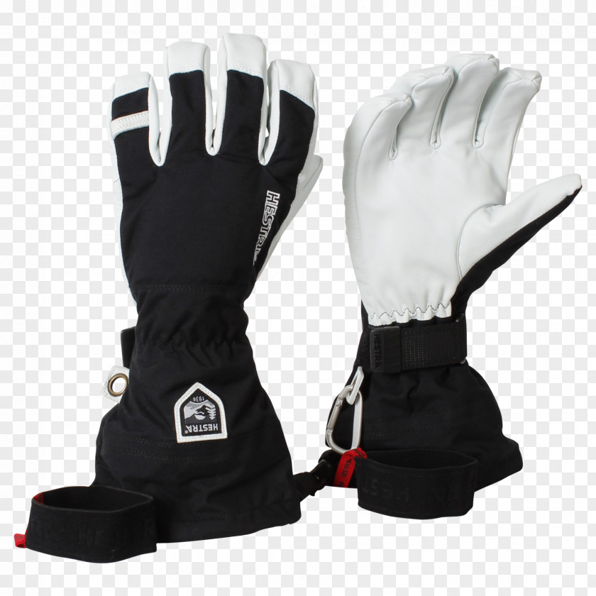 Hestra Army Leather Heli Ski Glove Men's Gore Tex Black PNG