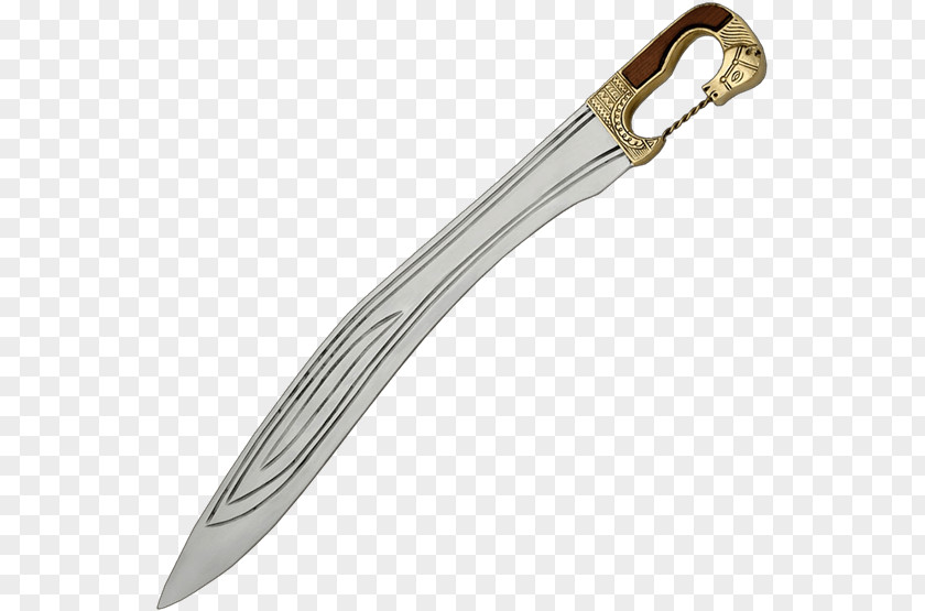 Knife Falcata Throwing Dagger Sword PNG
