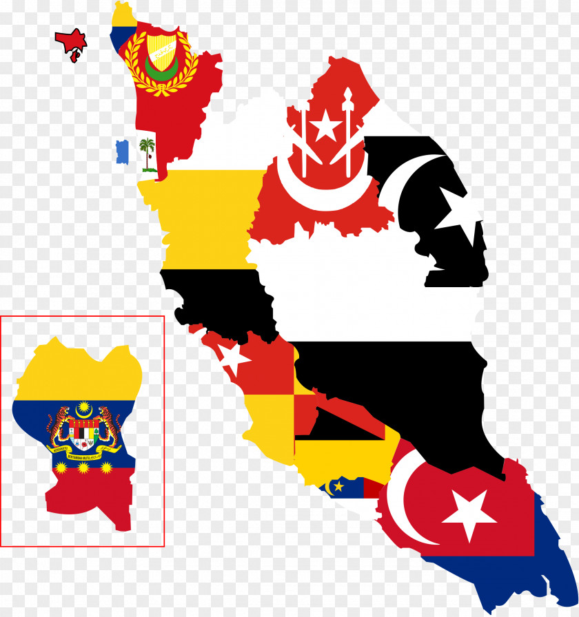 Malaysia Peninsular Flag Of Kelantan Map PNG