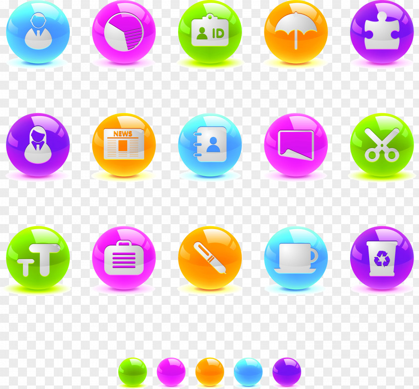 PPT Background Business Icon Element Button Download PNG