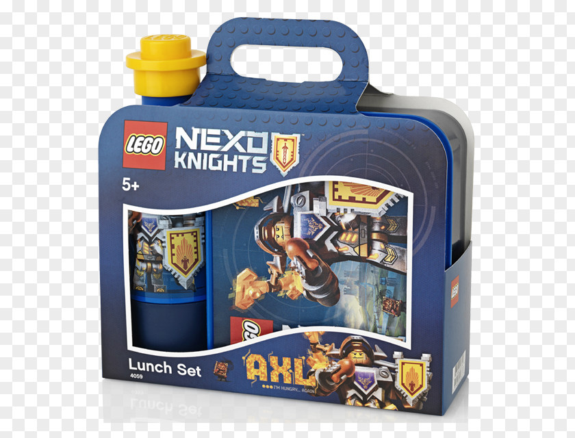Toy LEGO Lunchbox Knight Blue PNG