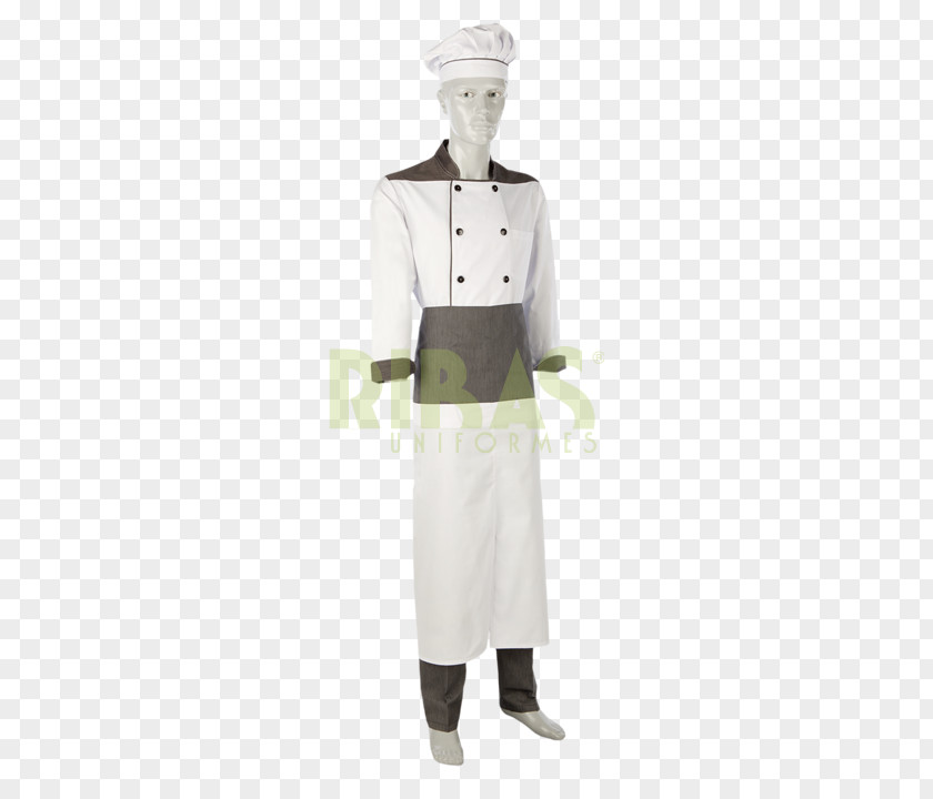 Uniform Chef Costume Outerwear Clothing Formal Wear PNG
