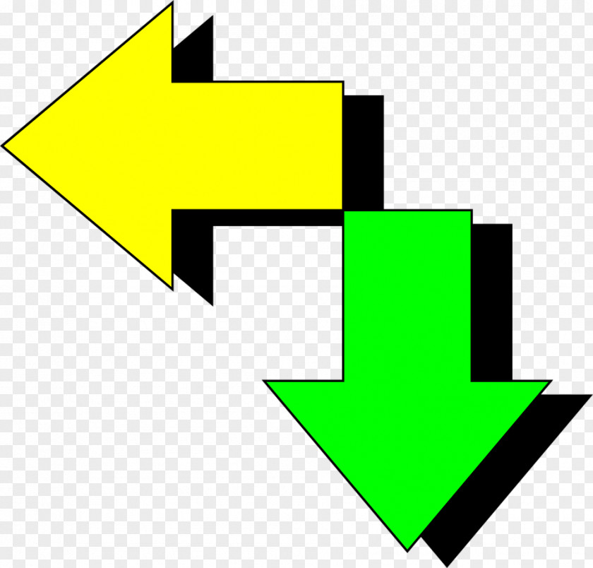 Yellow Arrow Down Stock Photography Green Clip Art PNG
