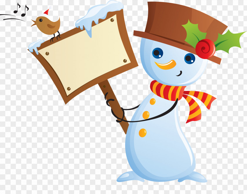 Corban Vector Snowman Christmas Clip Art PNG