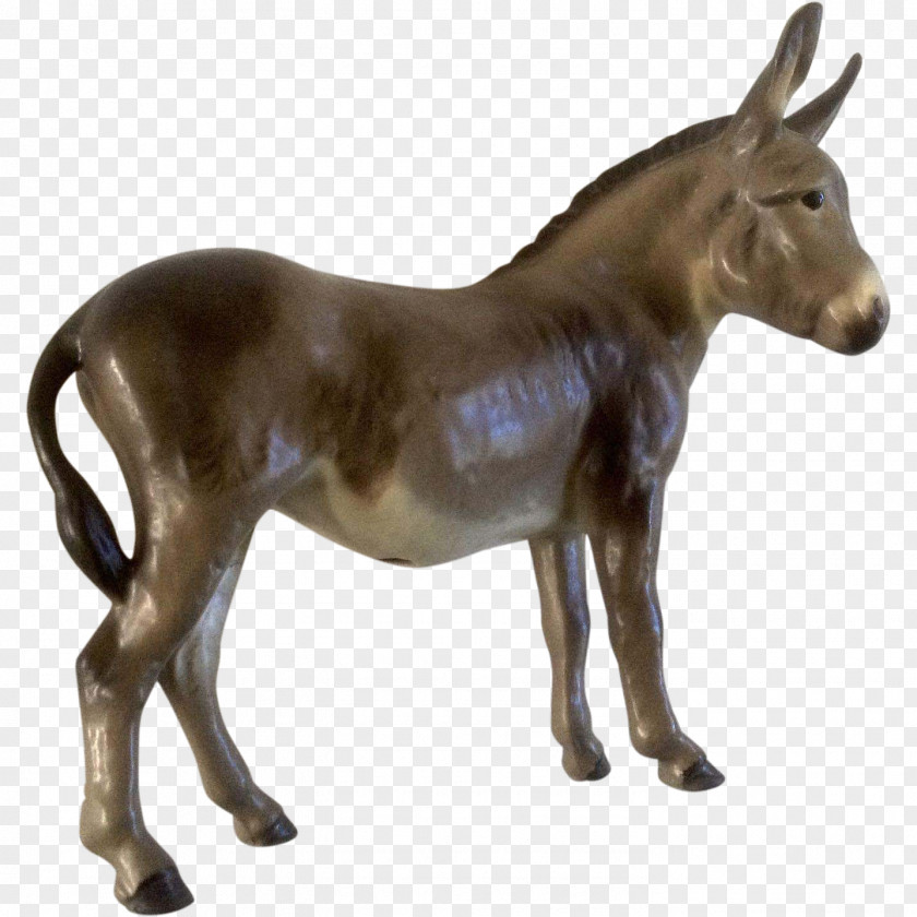 Donkey Foal Mare Figurine Hagen-Renaker PNG