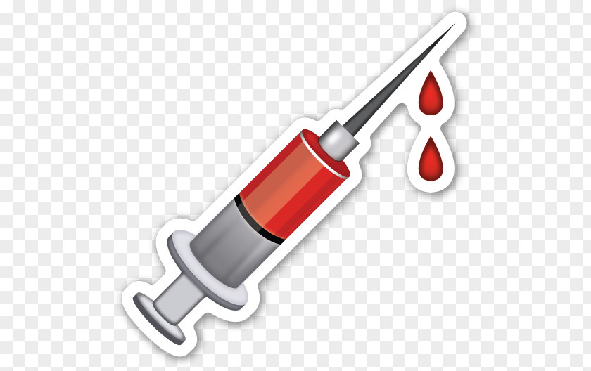 Needle Emoji Syringe Sticker Hypodermic Hand-Sewing Needles PNG