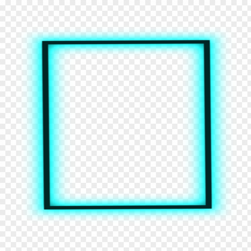 Picture Frame Rectangle Background Blue PNG