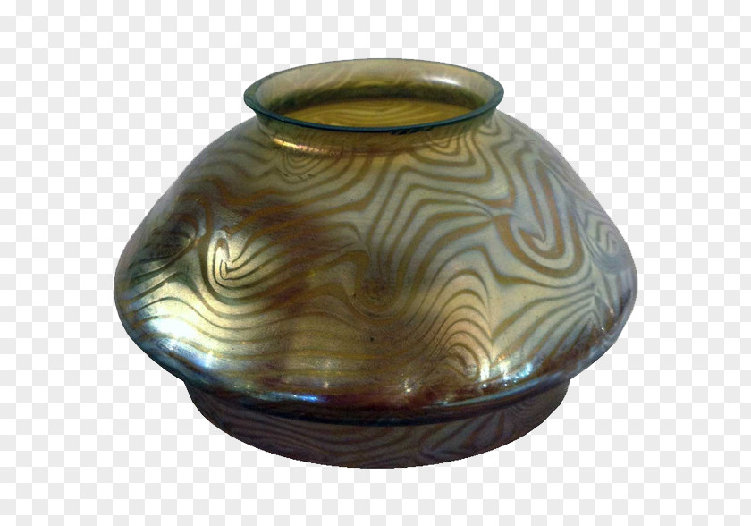 King Tut Treasures Glass Art Vase PNG