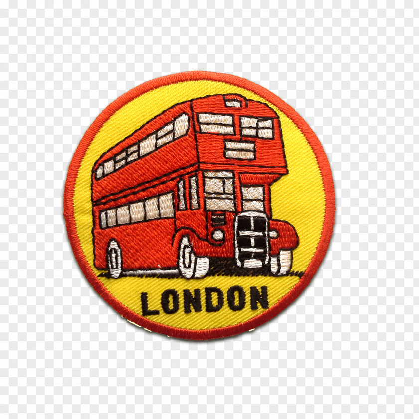 London Bus Logo Embroidered Patch Text Font PNG
