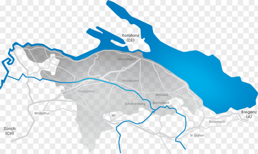 Map Canton Of Thurgau River Central Hidroelèctrica PNG