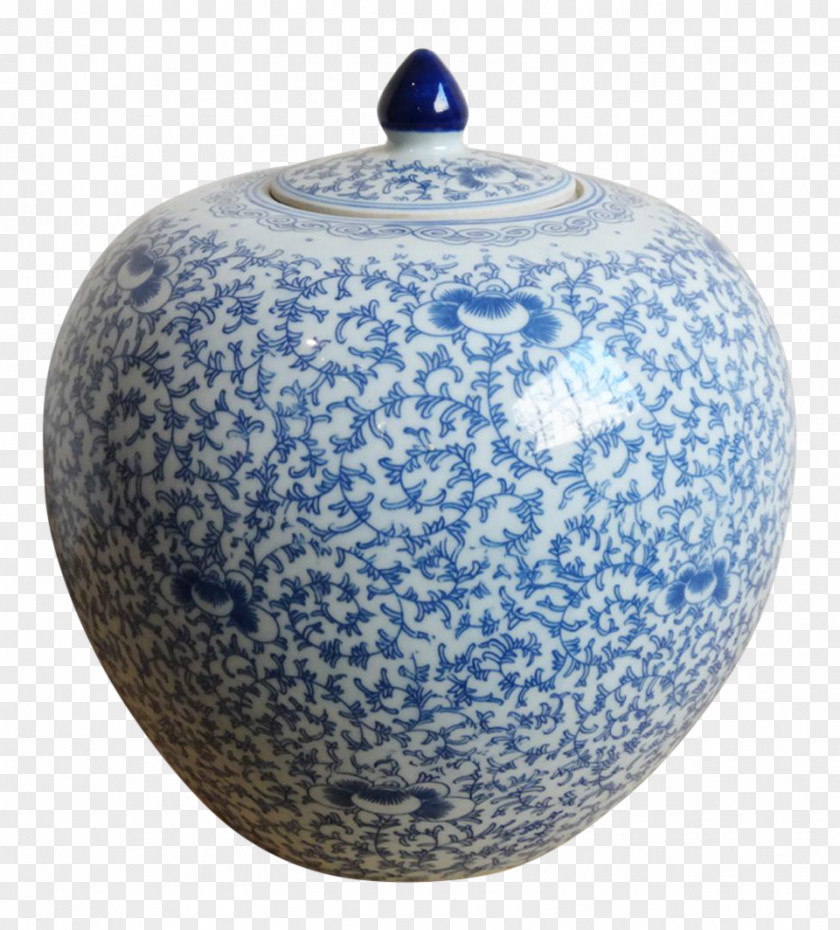 Vase Ceramic Blue And White Pottery Porcelain PNG