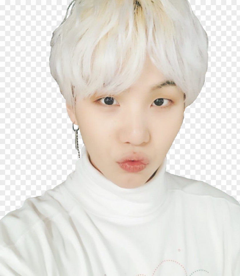BTS SF9 Blond Hair Coloring Hairstyle PNG
