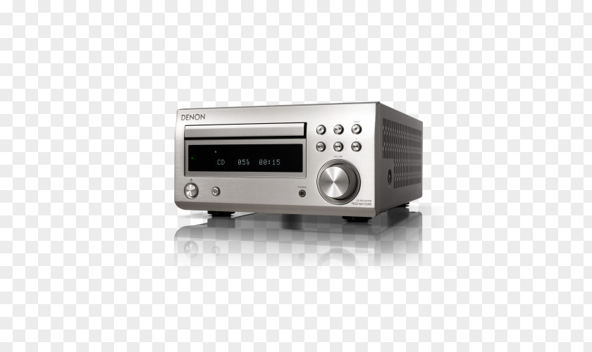 CD Player Denon RCD-M41 Bluetooth Audio System D-M41 DAB Bluetooth, CD, DAB+, FM, Black Tuner Electronics PNG