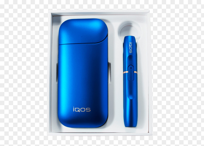 Cigarette Blue Heat-not-burn Tobacco Product IQOS Color PNG
