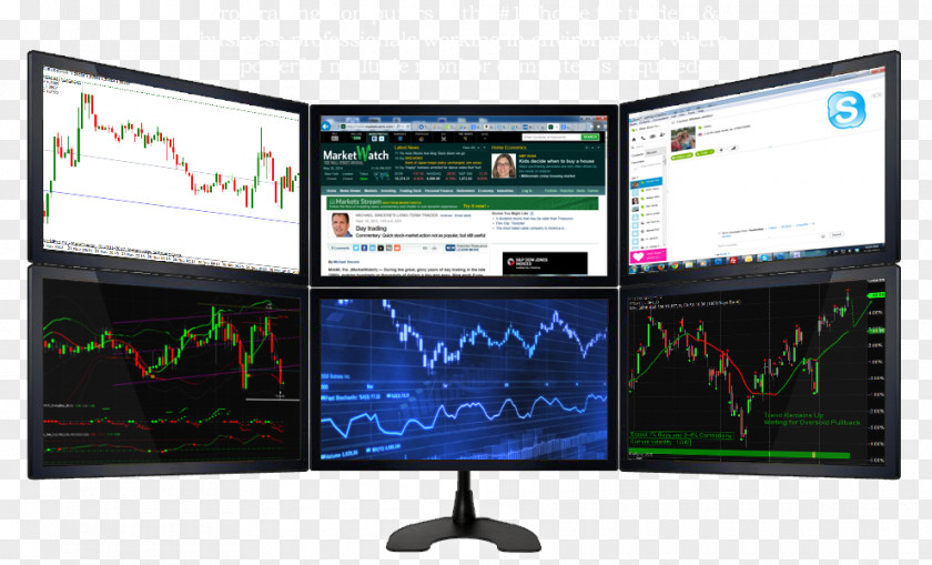 Computer LED-backlit LCD Monitors Multi-monitor Desktop Computers Television PNG