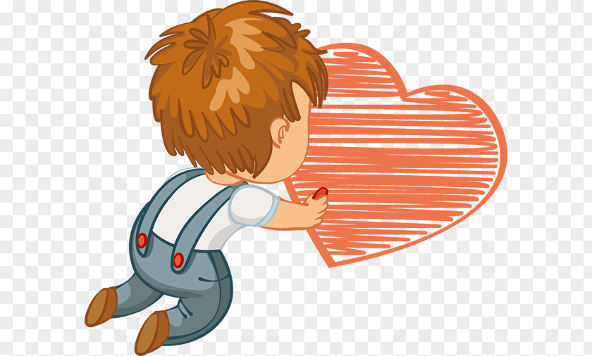 小孩 Crayon Cartoon Love Clip Art PNG