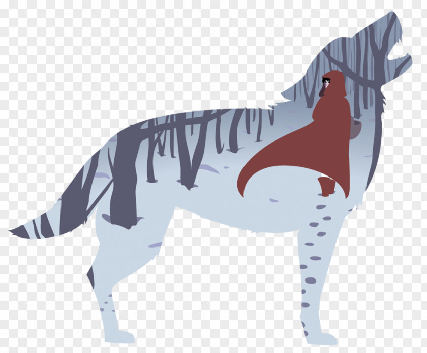 Design Little Red Riding Hood Gray Wolf Hollywood PNG