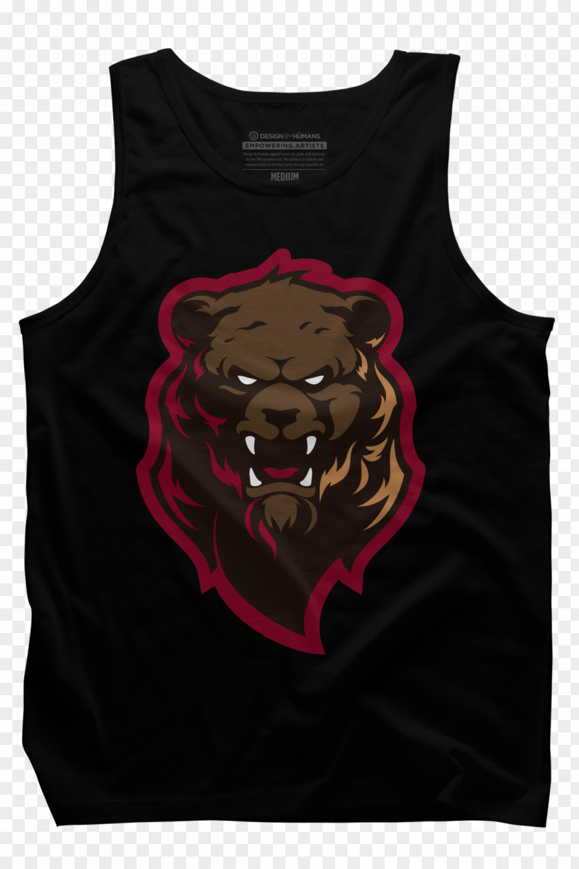 Grizzly T-shirt Clothing Sleeveless Shirt Outerwear PNG