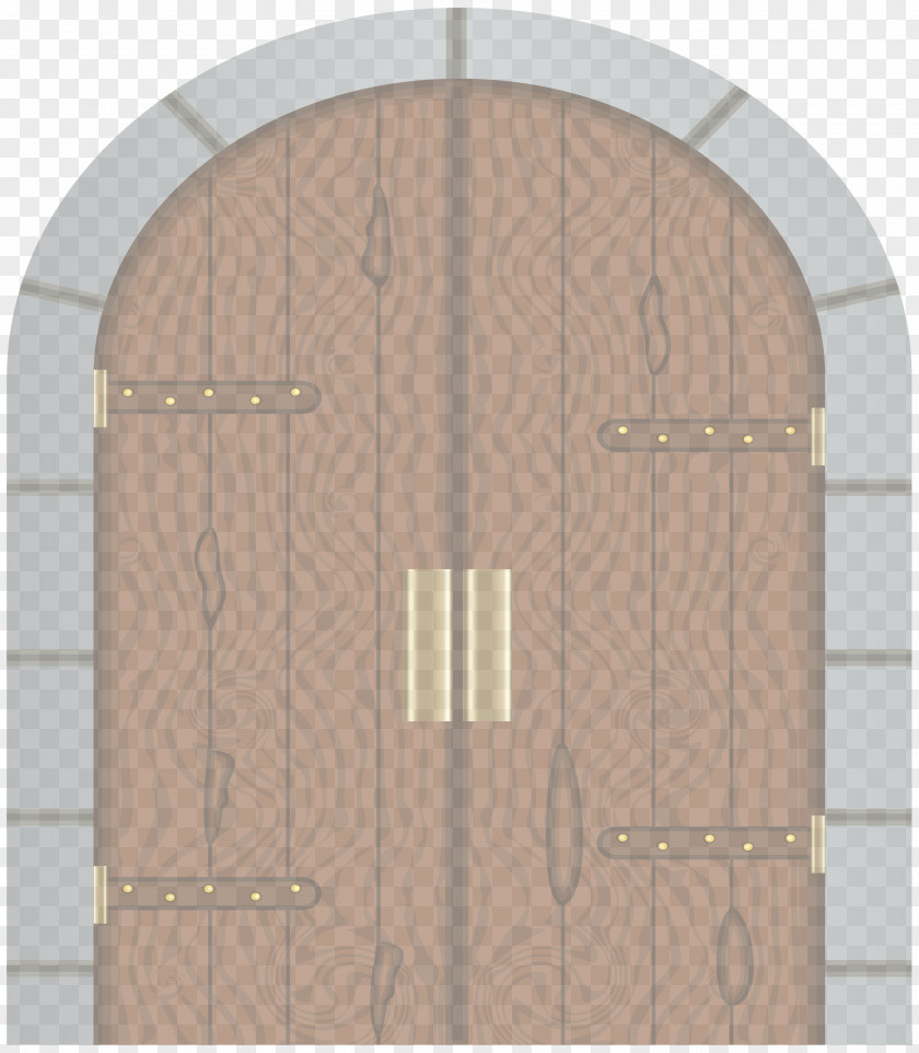 Metal Wood Stain Arch Brown Door Architecture PNG