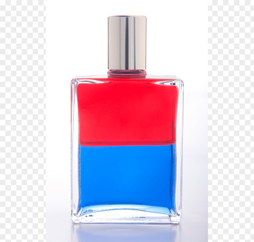 Perfume Glass Bottle Cobalt Blue PNG