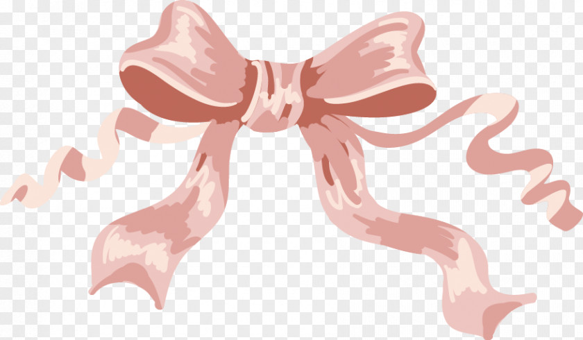 Simple Pink Bow Pattern Ribbon Clip Art PNG