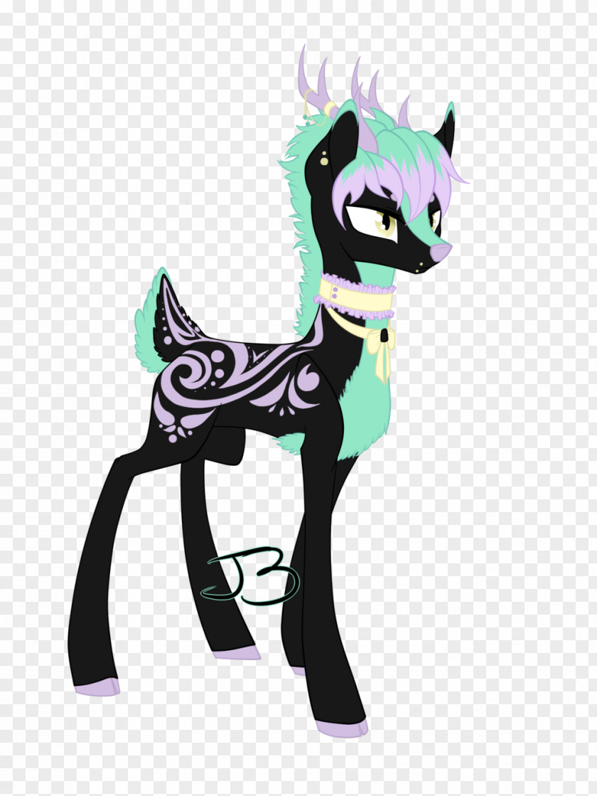 Cat Horse Pony Green Tail PNG