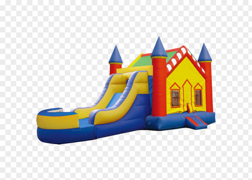 Inflatable Castle Bouncers Water Slide Playground House PNG