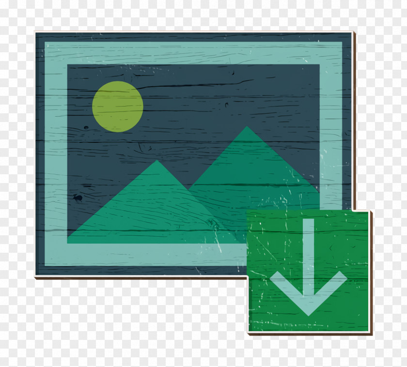 Rectangle Green Photo Icon Interaction Assets Image PNG