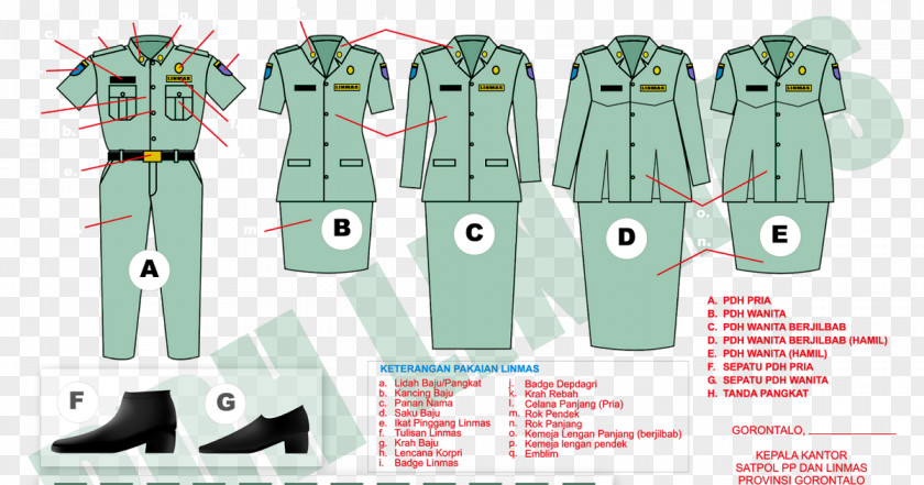 Suit Outerwear Uniform Municipal Police Clothing Dinas Daerah PNG