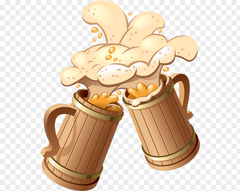 Chef Beer Head Drink Stein PNG