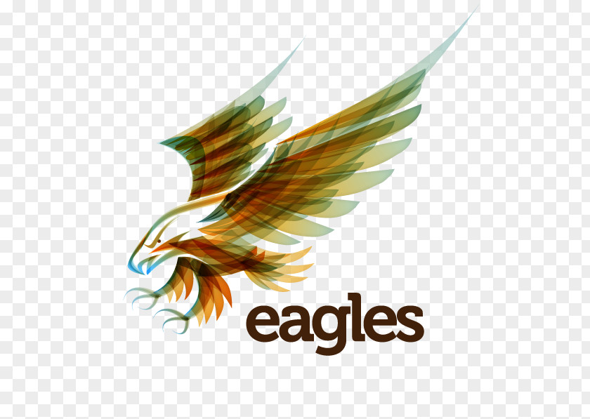 Eagle Bald Logo Graphic Design PNG