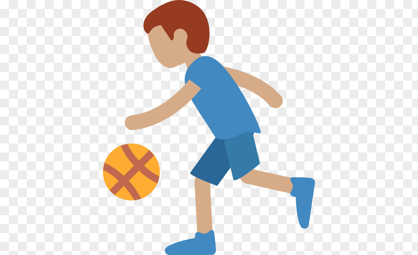 Play Basketball Emoji NBA Dribbling PNG