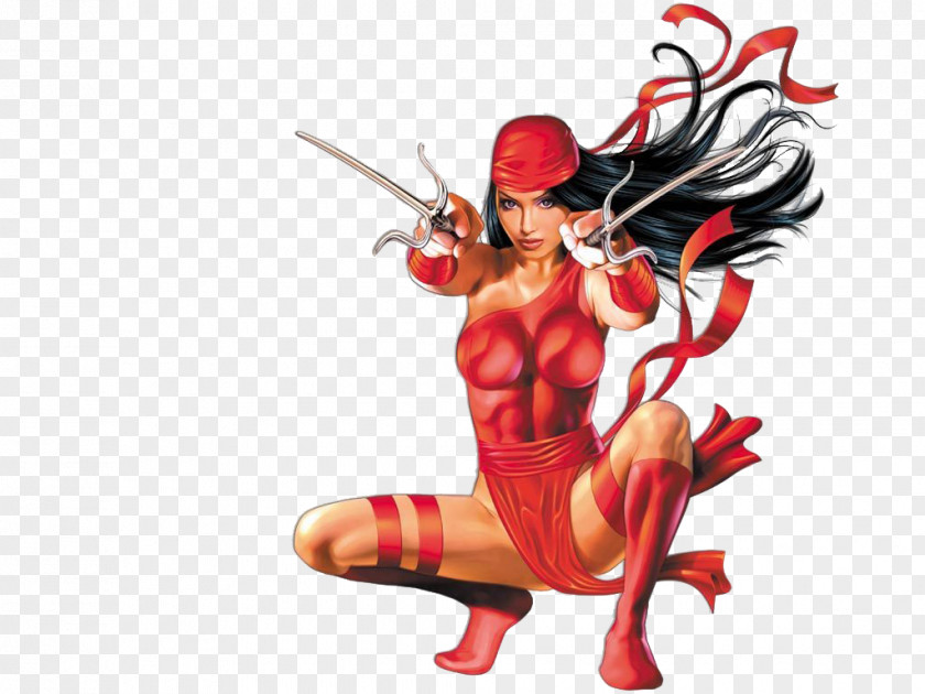 Daredevil Elektra Comic Book Marvel Comics PNG