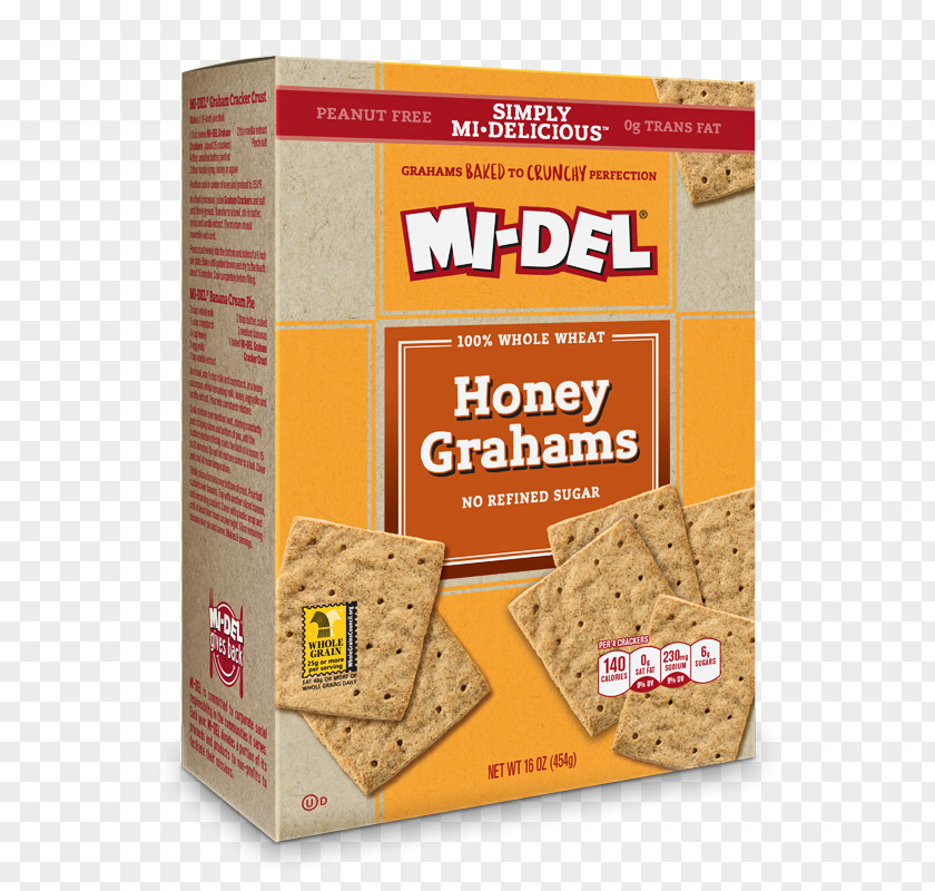 Honey Graham Cracker Breakfast Cereal S'more PNG