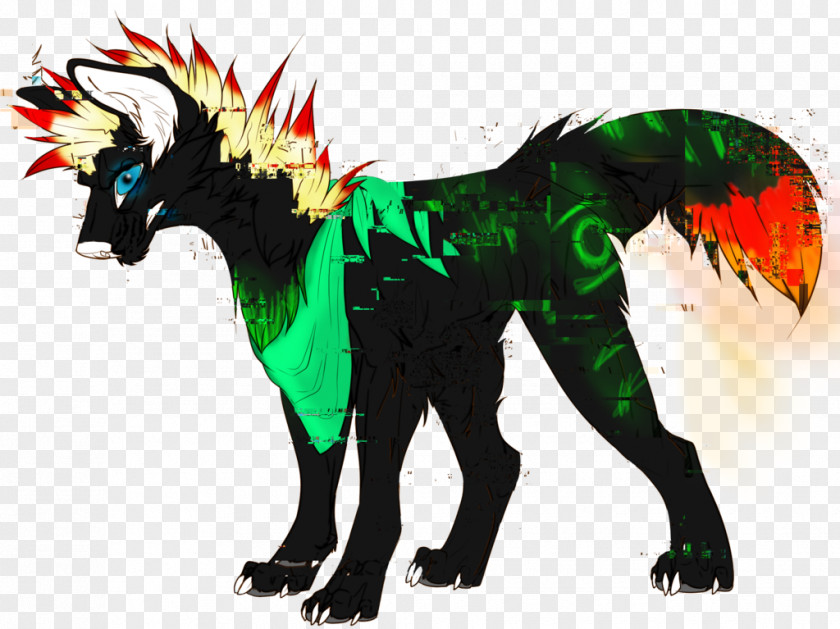 Horse Gray Wolf Carnivora Red Black PNG